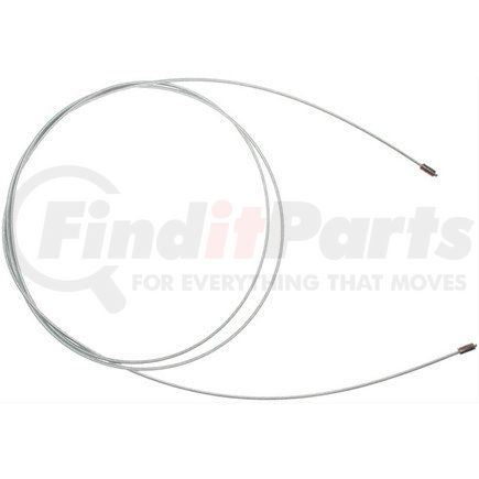 18P2227 by ACDELCO - Parking Brake Cable - 97.30" Cable, Fixed Wire Stop End, Steel
