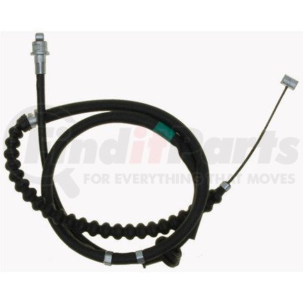 18P2852 by ACDELCO - Parking Brake Cable - Steel, Front, Fixed Wire Stop End, Steel