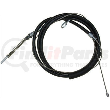 18P2917 by ACDELCO - Parking Brake Cable - Rear, Fixed Wire Stop End 1, Eyelet End 2, Steel