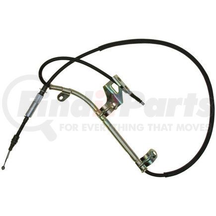 18P2931 by ACDELCO - Parking Brake Cable - Steel, Rear Driver Side, Fixed Wire Stop End, Steel