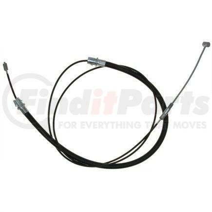 18P2926 by ACDELCO - Parking Brake Cable - Front, 75.40", Fixed Wire Stop End, Steel