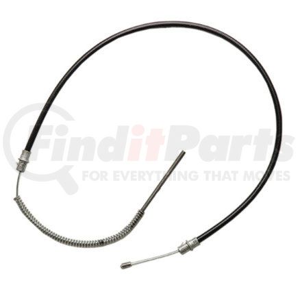 18P294 by ACDELCO - Parking Brake Cable - Front, 52.90", Threaded End 1, Fixed Wire Stop End 2