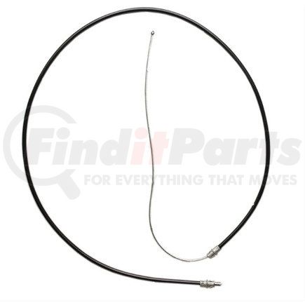 18P553 by ACDELCO - Parking Brake Cable - Rear, 95.30", Fixed Wire Stop End, Steel