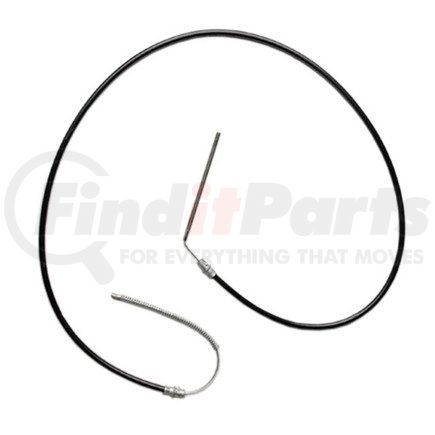 18P721 by ACDELCO - Parking Brake Cable - Rear, 88.60", Threaded End 1, Fixed Wire Stop End 2, Steel