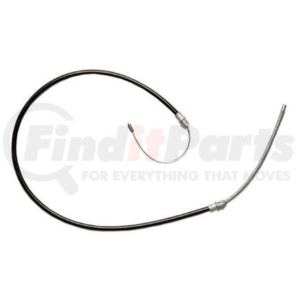 18P905 by ACDELCO - Parking Brake Cable - Rear, 53.80", Fixed Wire Stop End, Steel