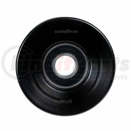 Goodyear 57144 Serpentine Belt Accessory Drive Belt Idler Pulley - FEAD Pulley, 2.99 in. Outside Diameter, Steel