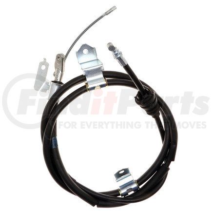 18P96969 by ACDELCO - Parking Brake Cable - Rear, Horizontal Barrel End 1, Vertical Barrel End 2