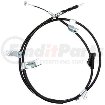 18P96989 by ACDELCO - Parking Brake Cable - Inline Barrel, Eyelet, with Mounting Bracket