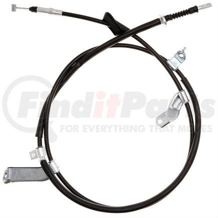 18P96997 by ACDELCO - Parking Brake Cable - Rear, Horizontal Barrel End 1, Retainer End 2