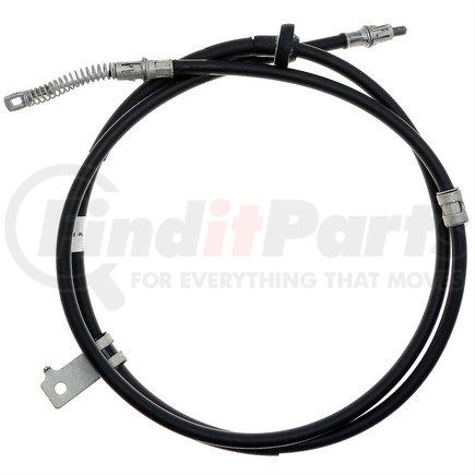 18P97100 by ACDELCO - Parking Brake Cable - Rear Driver Side, Black, EPDM Rubber, Specific Fit