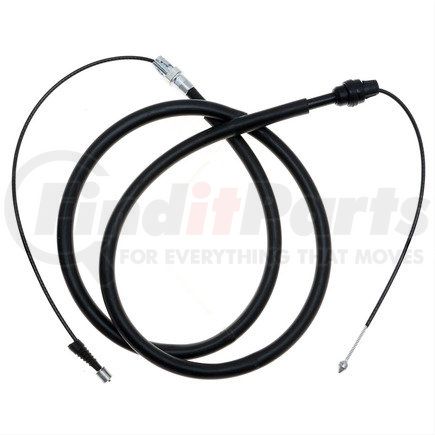 18P97091 by ACDELCO - Parking Brake Cable - Rear Driver Side, Black, EPDM Rubber, Specific Fit