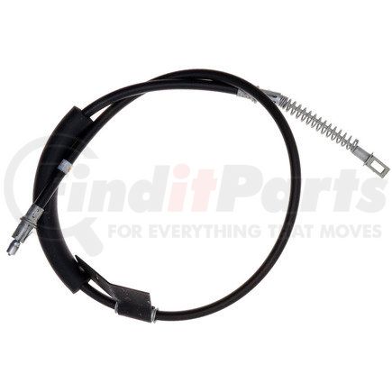 18P97141 by ACDELCO - Parking Brake Cable - Rear, 60.20", Swaged End 1, Closed Swaged Socket End 2