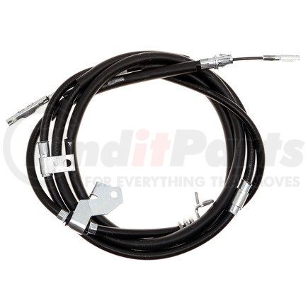 18P97152 by ACDELCO - Parking Brake Cable - Rear, 129.20", Stainless Steel, With Mounting Bracket