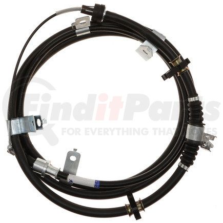 18P97172 by ACDELCO - Parking Brake Cable - Rear, 124.70", Stainless Steel, With Mounting Bracket