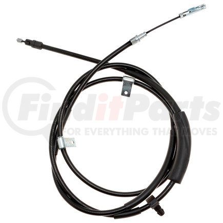 18P97215 by ACDELCO - Parking Brake Cable - Rear, 116.10", Stainless Steel, With Mounting Bracket