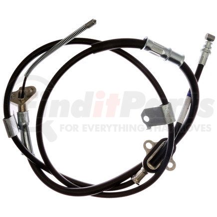 18P97339 by ACDELCO - Parking Brake Cable - Front Driver Side, Barrel, Hammer, with Mounting Bracket