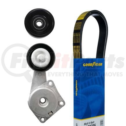3044 by GOODYEAR - Serpentine Belt Drive Component Kit
