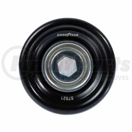 57921 by GOODYEAR - Accessory Drive Belt Idler Pulley - FEAD Pulley, 2.75 in. Outside Diameter, Steel