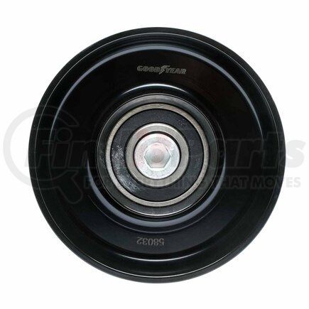 Goodyear 58032 Serpentine Belt Accessory Drive Belt Idler Pulley - FEAD Pulley, 3.54 in. Outside Diameter, Thermoplastic