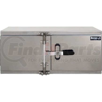 1762603 by BUYERS PRODUCTS - Truck Tool Box - 18x18x48 Inch Smooth Aluminum Underbody, Double Barn Door, Cam Lock Hardware