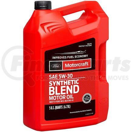 XO5W305Q3SP by MOTORCRAFT - Engine Oil - SAE 5W-30, Synthetic Blend, 5 Quarts