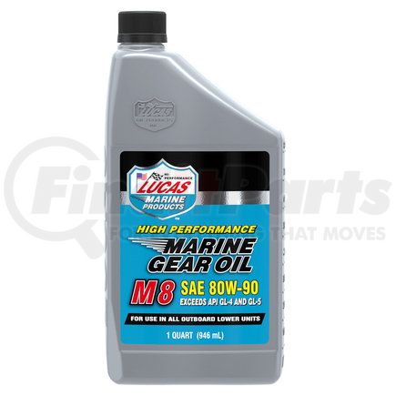 11153 by LUCAS OIL - Marine Gear Oil - SAE 80W-90, 1 Quart