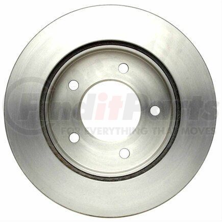 18A843 by ACDELCO - Disc Brake Rotor - 5 Lug Holes, Cast Iron, Plain, Turned Ground, Vented, Front