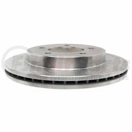 18A843A by ACDELCO - Disc Brake Rotor - 5 Lug Holes, Cast Iron, Non-Coated, Plain, Vented, Front