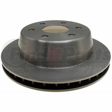 18A907A by ACDELCO - Disc Brake Rotor - 6 Lug Holes, Cast Iron, Non-Coated, Plain, Vented, Rear