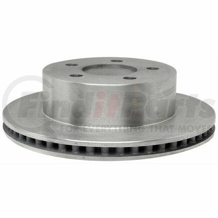 18A972A by ACDELCO - Disc Brake Rotor - 5 Lug Holes, Cast Iron, Non-Coated, Plain, Vented, Front