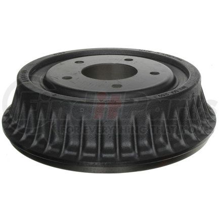 18B106A by ACDELCO - Brake Drum - Rear, 5 Bolt Holes, 5" Bolt Circle, Directional, Cast Iron