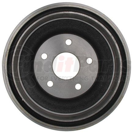 18B302 by ACDELCO - Brake Drum - Rear, Turned, Cast Iron, Regular, Finned Cooling Fins