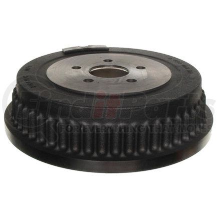 18B338 by ACDELCO - Brake Drum - Rear, Turned, Cast Iron, Regular, Finned Cooling Fins