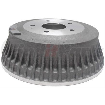 18B452 by ACDELCO - Brake Drum - Front, Turned, Cast Iron, Regular, Finned Cooling Fins