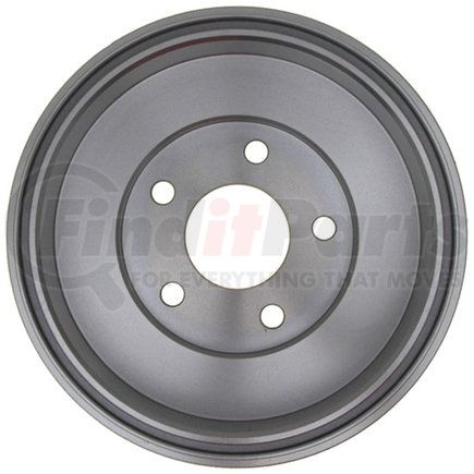 18B597 by ACDELCO - Brake Drum - Rear, Turned, Cast Iron, Regular, Plain Cooling Fins