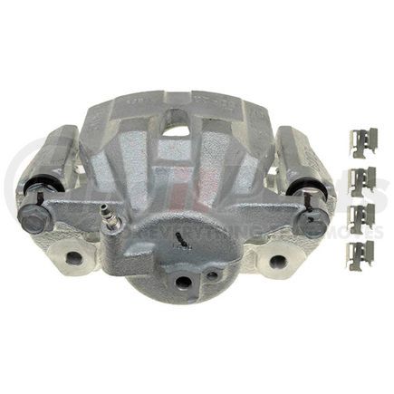 18FR2717 by ACDELCO - Disc Brake Caliper - Silver, Semi-Loaded, Floating, Uncoated, Performance Grade