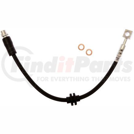 18J384405 by ACDELCO - Brake Hydraulic Hose - Front Driver Side, Banjo, Female Threaded, with Gasket