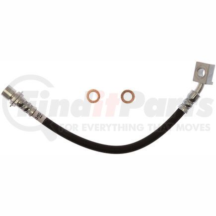 18J384360 by ACDELCO - Brake Hydraulic Hose - Rear Driver Side, Banjo, Female Threaded, with Gasket