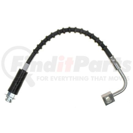 18J4076 by ACDELCO - Brake Hydraulic Hose - 17.5", Black, Silver, Corrosion Resistant Steel