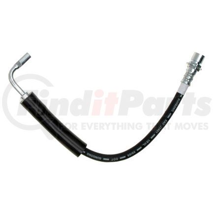 18J4146 by ACDELCO - Brake Hydraulic Hose - 15.8", Black, Silver, Corrosion Resistant Steel