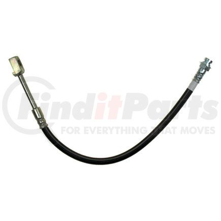 18J4189 by ACDELCO - Brake Hydraulic Hose - 17.3", Black, Silver, Corrosion Resistant Steel