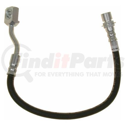 18J4849 by ACDELCO - Brake Hydraulic Hose - 13.86", Black, Silver, Corrosion Resistant Steel