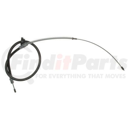18P1224 by ACDELCO - Parking Brake Cable - Front, 43.50", Fixed Wire Stop End, Steel
