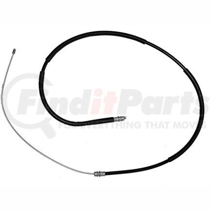 18P1490 by ACDELCO - Parking Brake Cable - Rear, 78.30", Fixed Wire Stop End, Steel