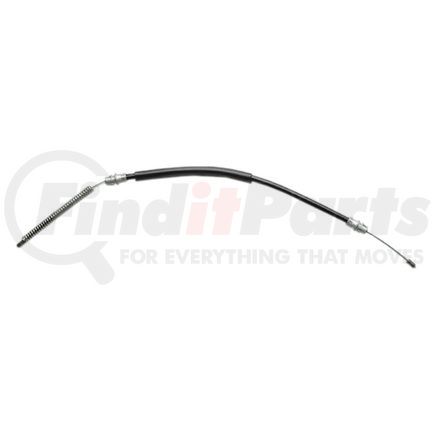 18P1598 by ACDELCO - Parking Brake Cable - Rear, 26.80", Fixed Wire Stop End, Steel