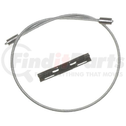 18P1981 by ACDELCO - Parking Brake Cable - 18.40" Cable, Fixed Wire Stop End, Steel