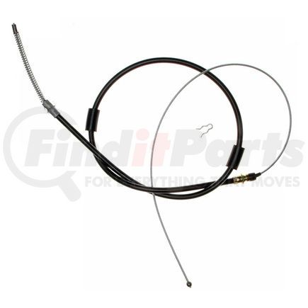 18P2220 by ACDELCO - Parking Brake Cable - Rear, 80.30", Fixed Wire Stop End, Steel