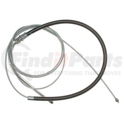 18P2213 by ACDELCO - Parking Brake Cable - Rear, 91.90", Fixed Wire Stop End, Steel