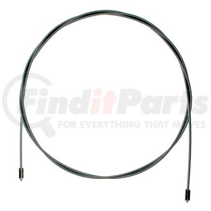 18P2261 by ACDELCO - Parking Brake Cable - 78.90" Cable, Fixed Wire Stop End, Steel