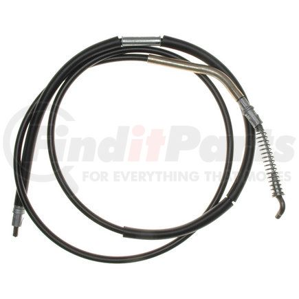 18P2526 by ACDELCO - Parking Brake Cable - Rear, 92.80", Fixed Wire Stop End 1, Rod End 2, Steel